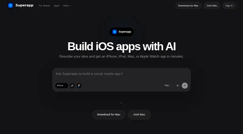 Superapp's own site