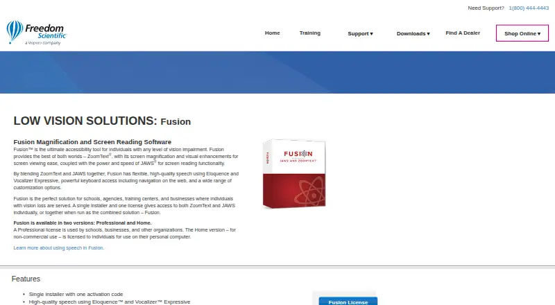 Fusion's own site