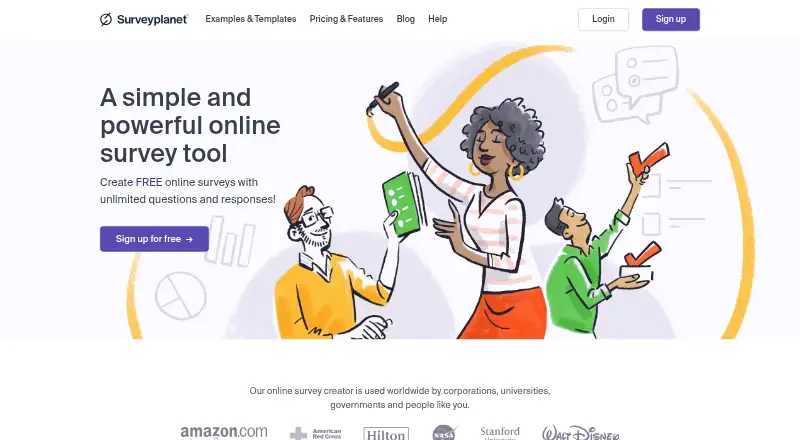 SurveyPlanet's own site