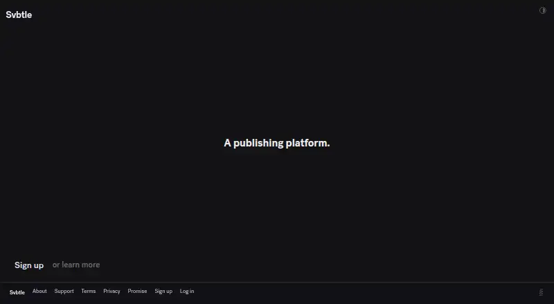 Svbtle's own site