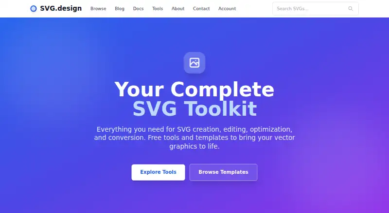 SVG.design's own site