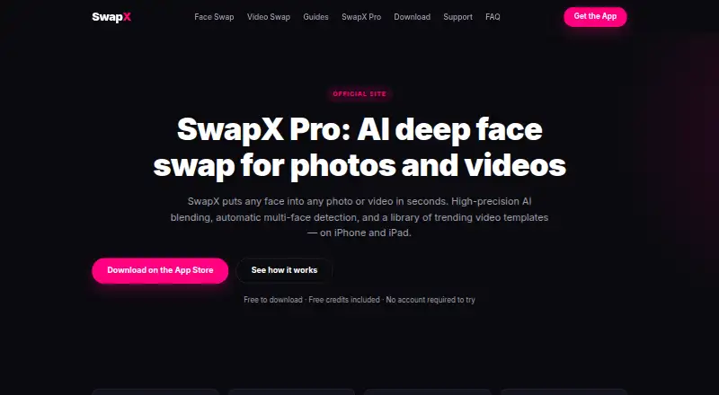 SwapX Pro's own site