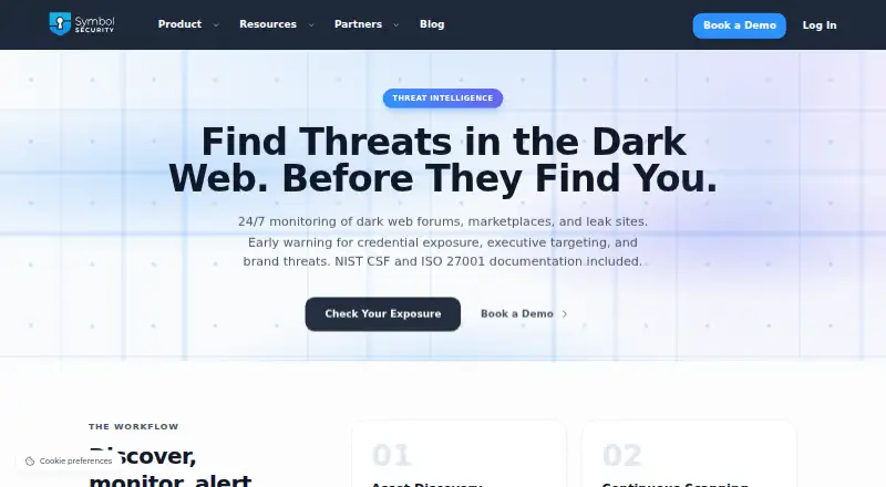 Symbol Cyber Threat Surveillance's own site