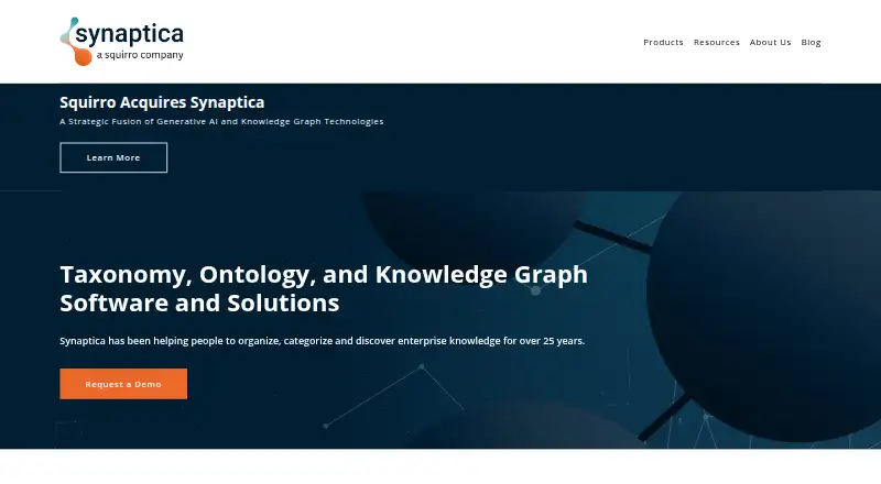 Synaptica's own site