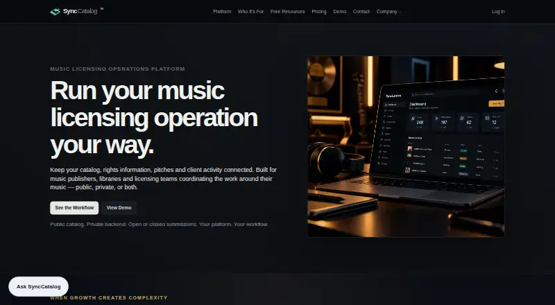 SyncCatalog's own site