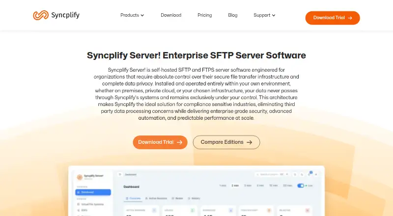 Syncplify Server!'s own site
