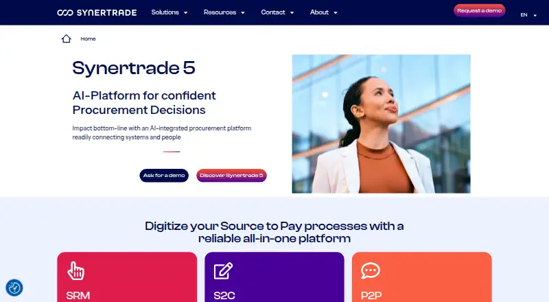 SynerTrade Accelerate's own site