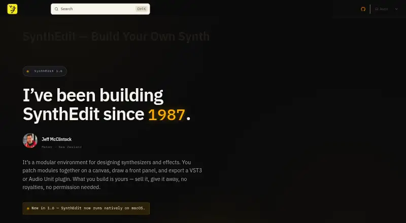 SynthEdit's own site