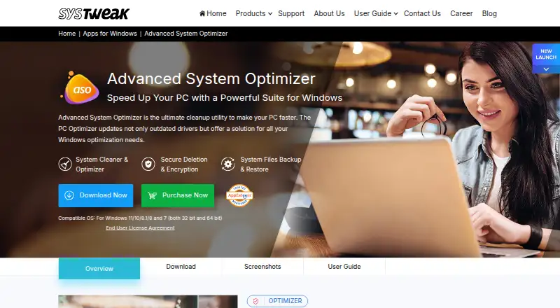 Advanced System Optimizer's own site