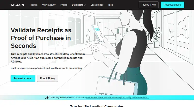 Taggun's own site