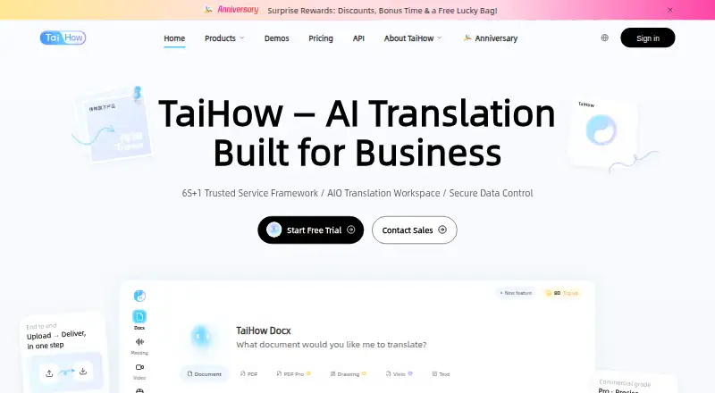 TaiHow's own site