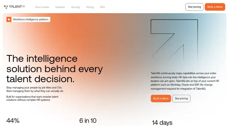 Talent IQ's own site
