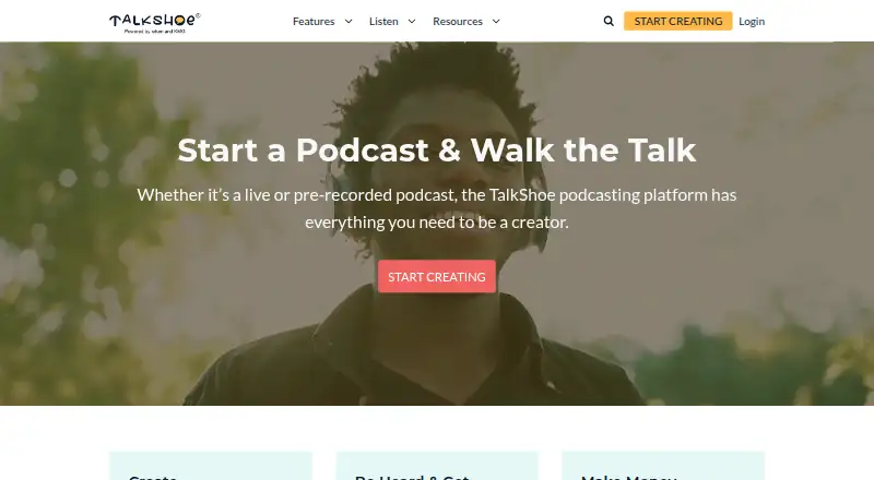 TalkShoe's own site