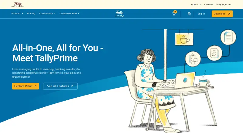 TallyPrime's own site