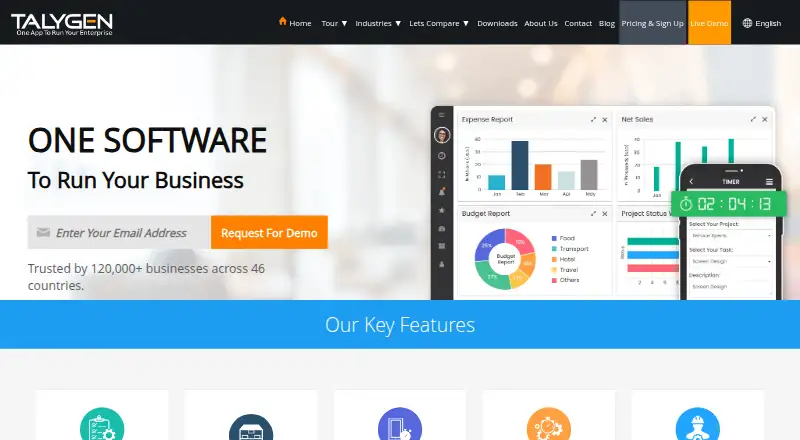 Talygen's own site