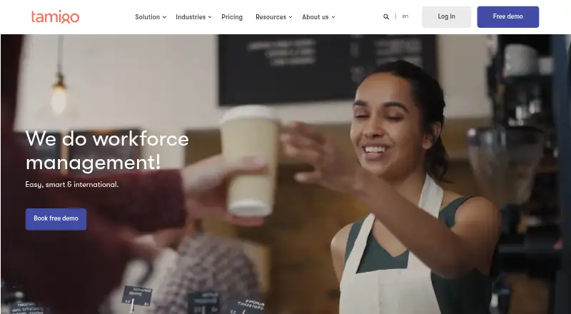 tamigo's own site