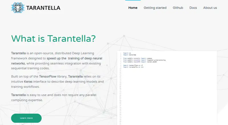 Tarantella's own site