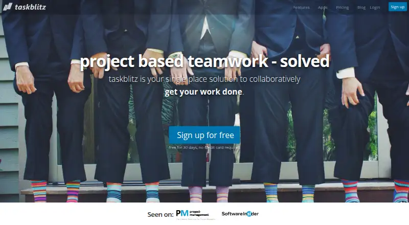 taskblitz's own site