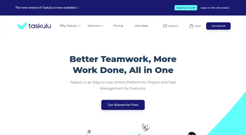 Taskulu's own site