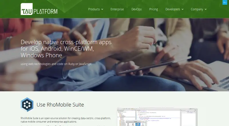RhoMobile Suite's own site