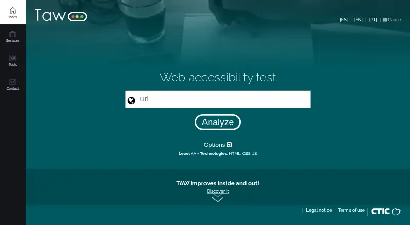 TAW's own site