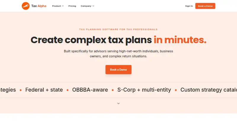 Tax Alpha's own site