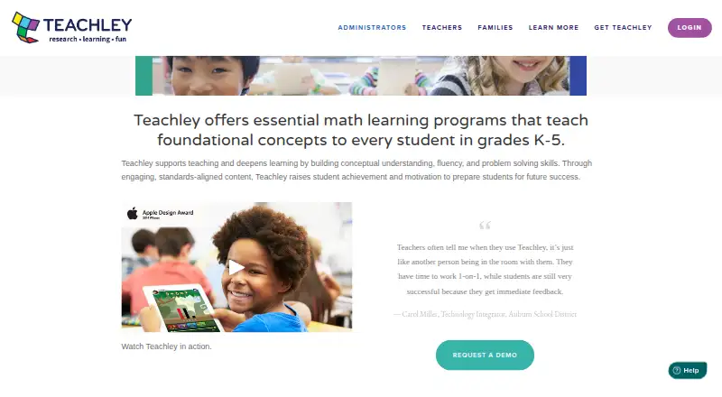 Teachley's own site