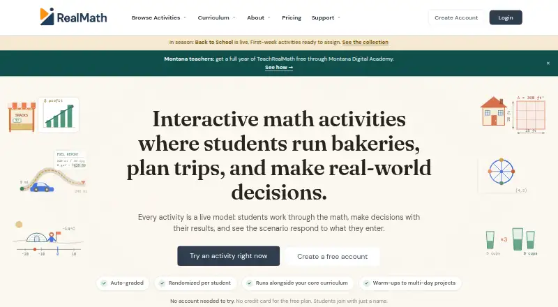 RealMath's own site