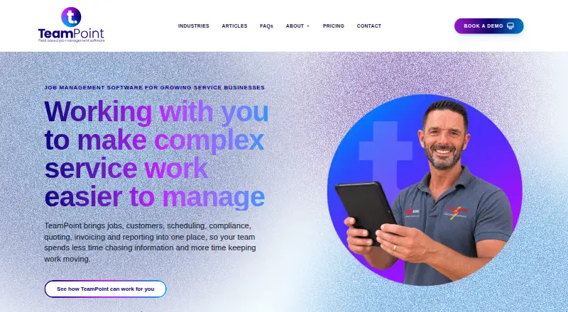 TeamPoint's own site