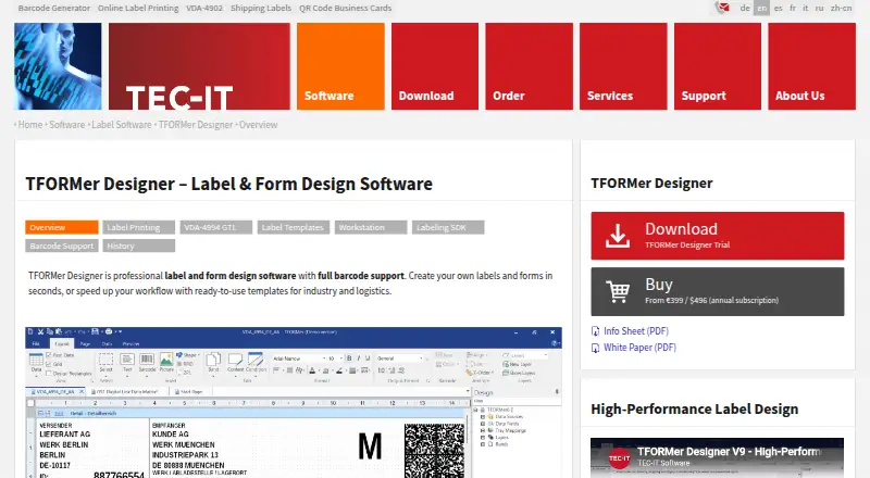 TFORMer Designer's own site