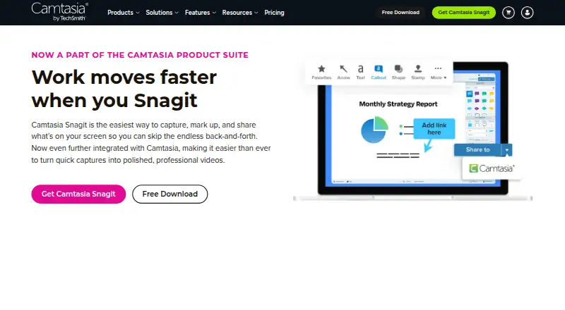 Snagit's own site