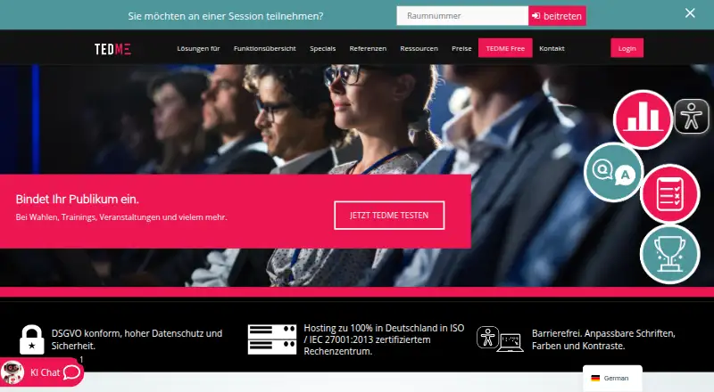 TEDME's own site