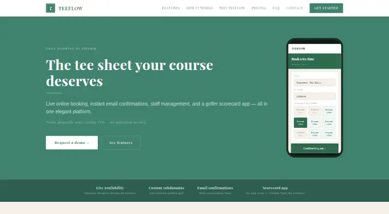 TeeFlow's own site