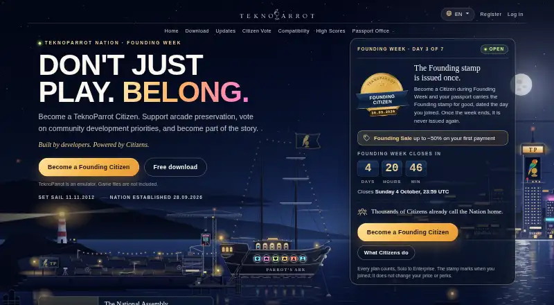 TeknoParrot's own site