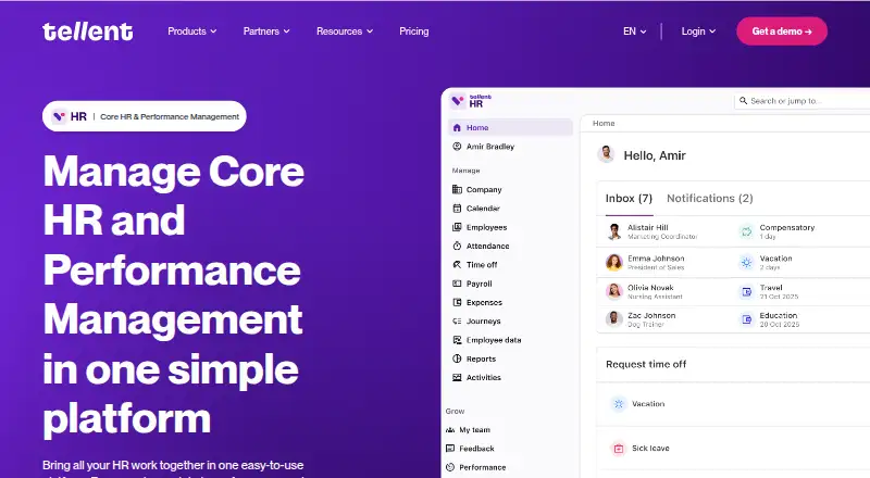 Tellent HR's own site