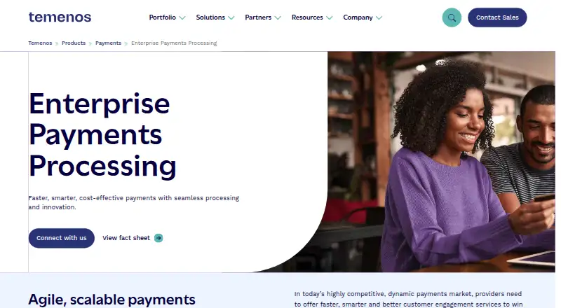 Temenos Payments Hub's own site