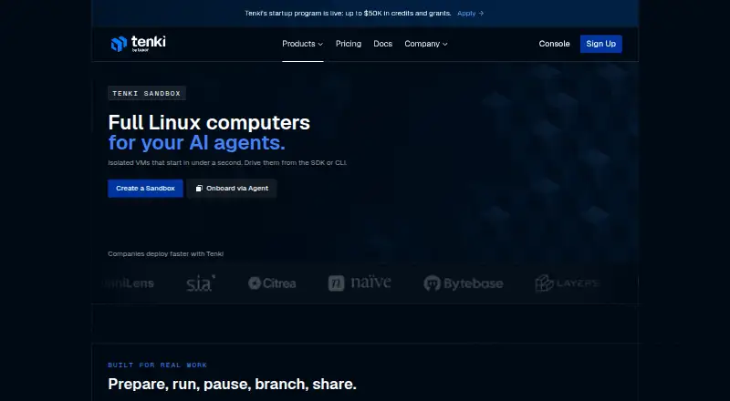 Tenki Sandbox's own site