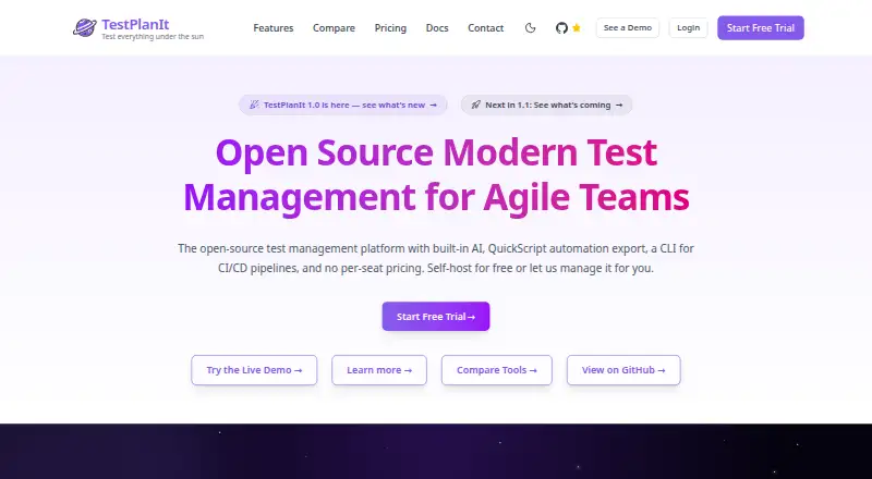 TestPlanIt's own site
