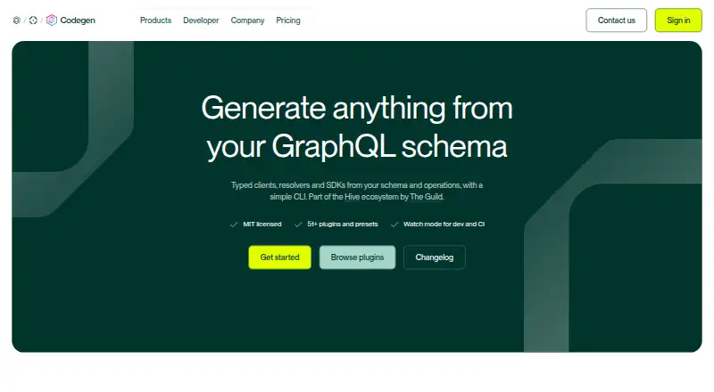 GraphQL Code Generator's own site