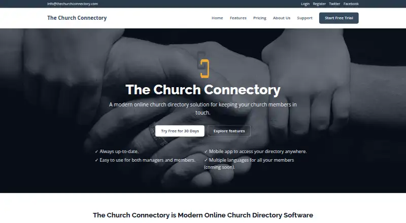 The Church Connectory's own site
