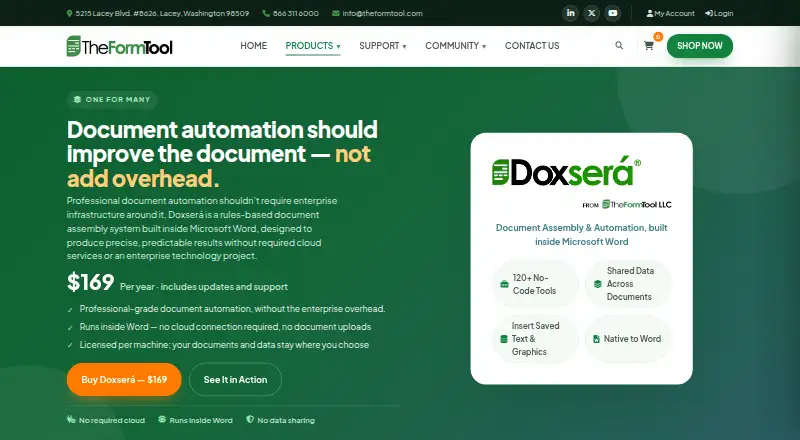 Doxserá's own site