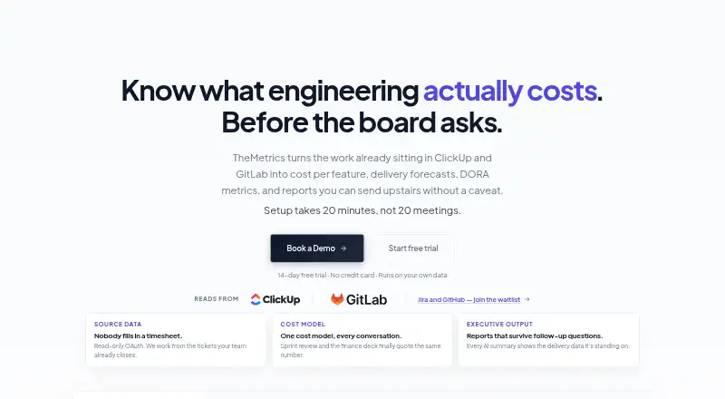 TheMetrics's own site