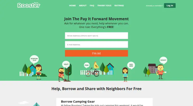 Rooster's own site