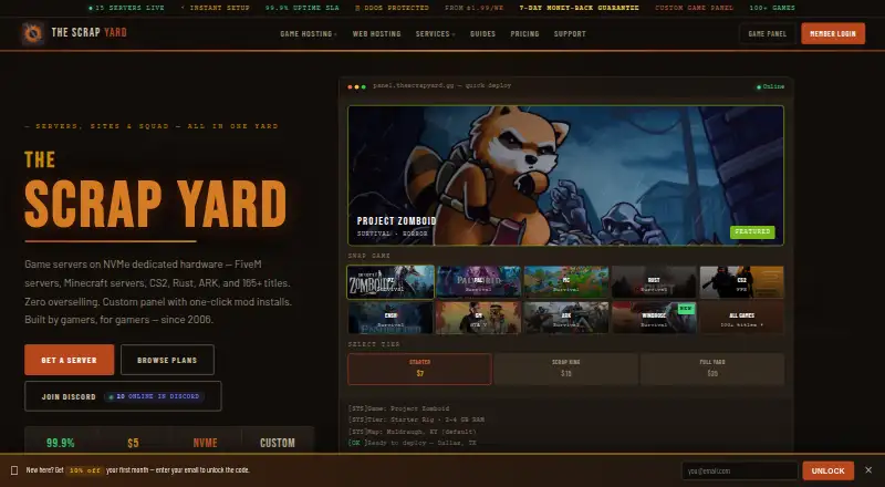 The Scrap Yard's own site