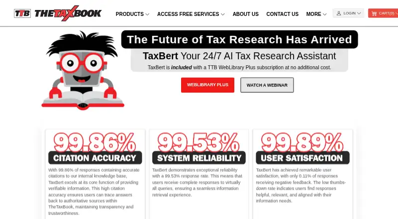 TaxBert's own site