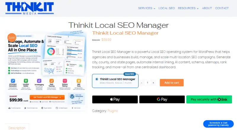Thinkit Local SEO Manager's own site