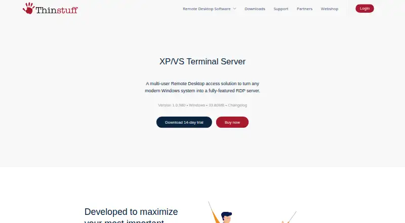 XP/VS Terminal Server's own site