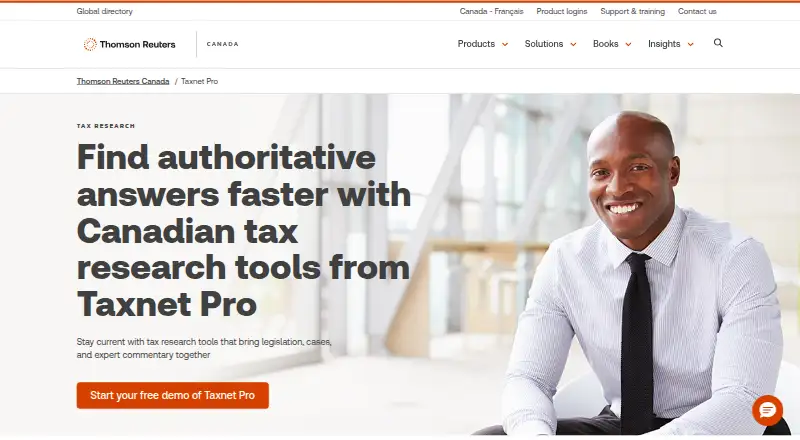 Taxnet Pro's own site