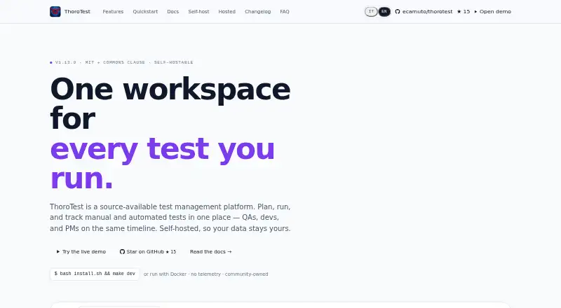 ThoroTest's own site
