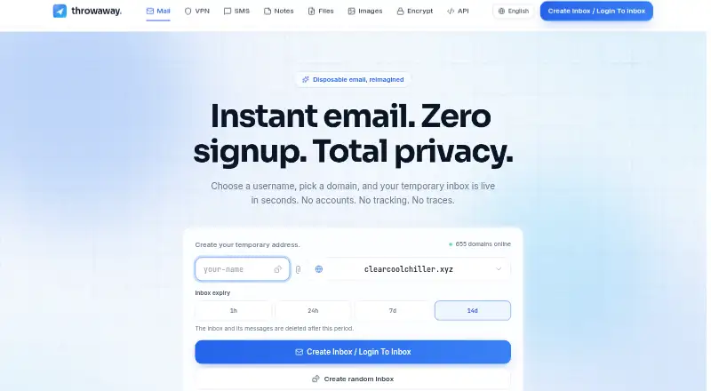Throwaway's own site